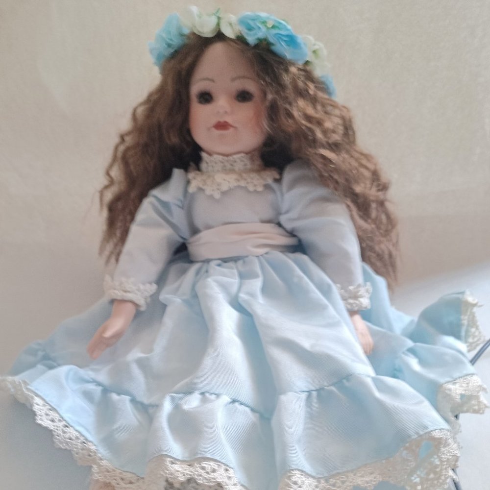 Beautiful porcelain doll